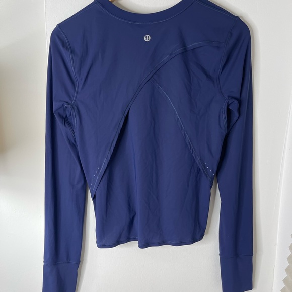 UV Protection Fold-Over Running Long-Sleeve Shirt Size 4 - Picture 3 of 5